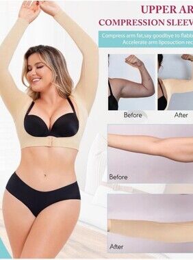 Upper Arm Shaper Faja Post Surgery Slimming Compression Sleeves Shapewear Tops
